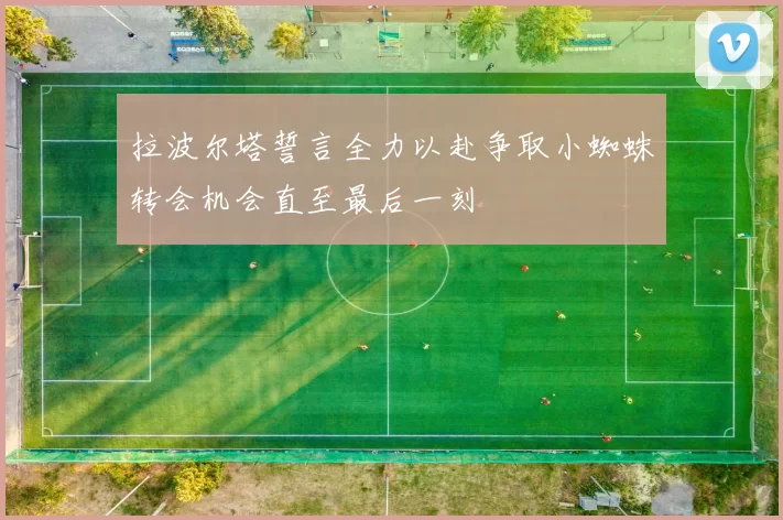 拉波尔塔誓言全力以赴争取小蜘蛛转会机会直至最后一刻
